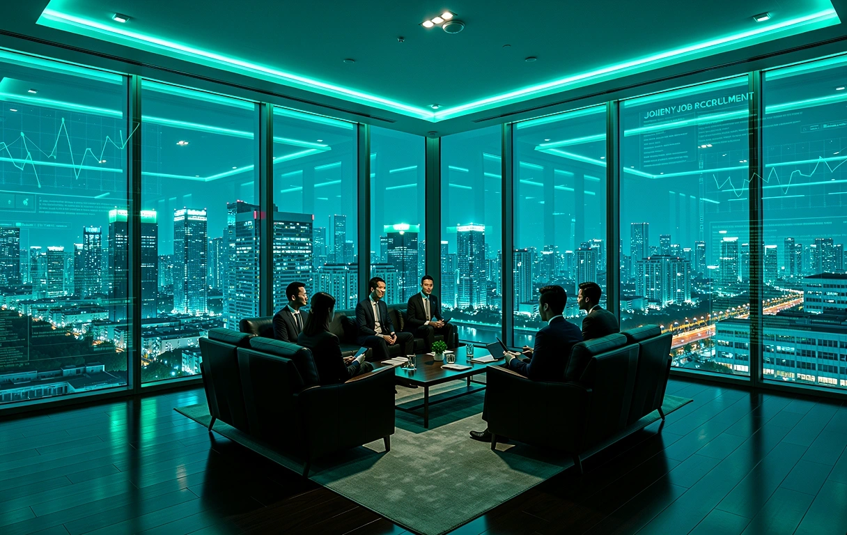 Seoul Skyline Reflection